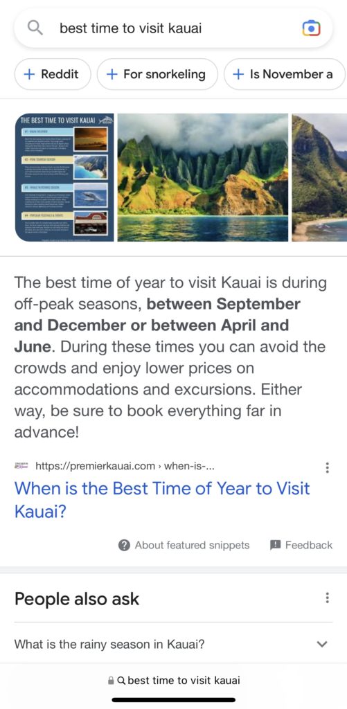 travel planning process