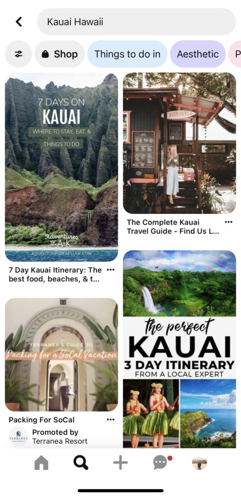 travel planning process